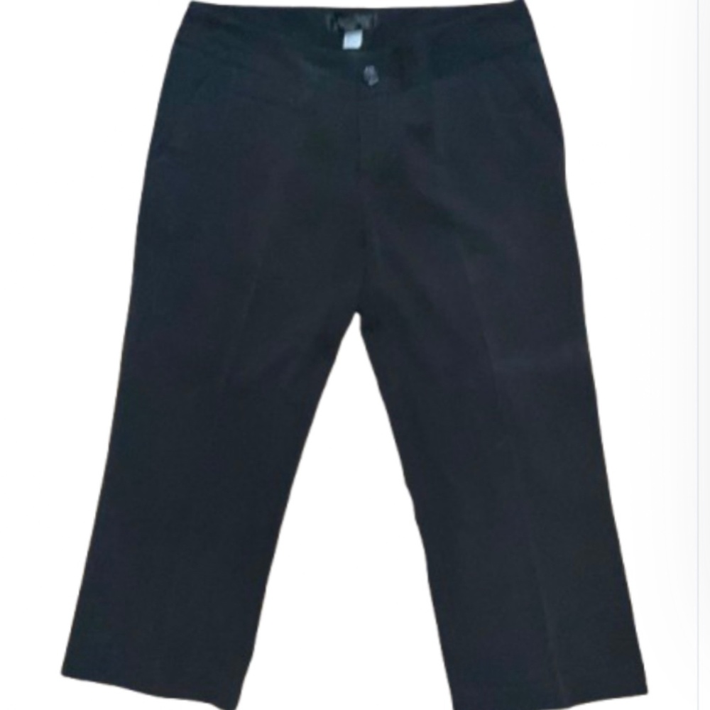 Massimo Stretch Black Capri Pants Sz 6